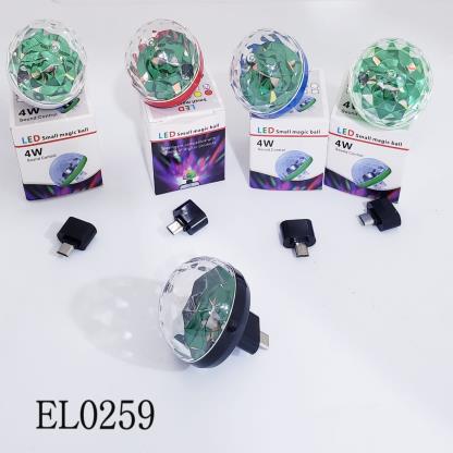LAMPARA BOLICHERA P CELU V8 USB EL0258