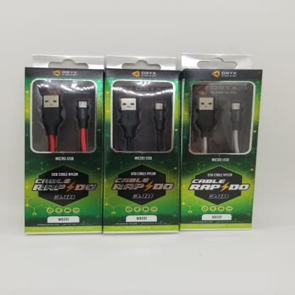 CABLE ORYX CORDON TIPO V8 E CAJITA W8201