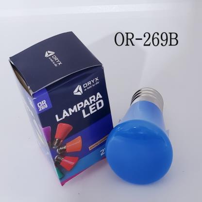 LAMPARA LED AZUL GOTA GIRNALDA 2W E27 OR629B