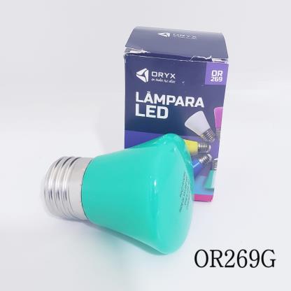 LAMPARA LED VERDE GOTA GUIRNALDA 2W E27 OR629G