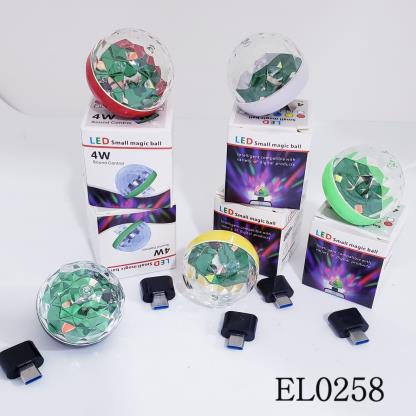 LAMPARA BOLICHERA P CELU TIPO C USB EL0259