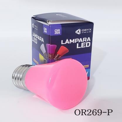 LAMPARA LED ROSA GOTA GUIRNALDA 2W E27 OR629P