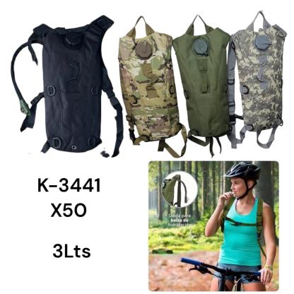 MOCHILA HIDRATACION CAPACIDAD 3LTS JC3613 K-3441