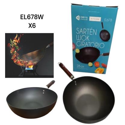 SARTEN WOK GIRATORIO EL678W