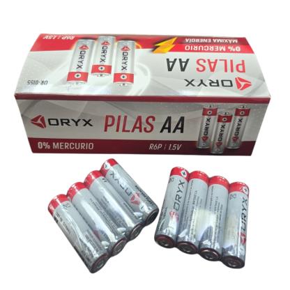 PILAS AA ORYX CAJITAX60 OR0155 ROJA