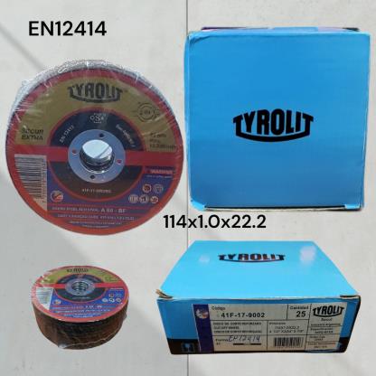 DISCO DE CORTE 114x1.0x22.2 EN12414 X 25