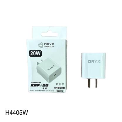 ADAPTADOR TIPO C 20W CARGA RAPIDA ORYX H4405W