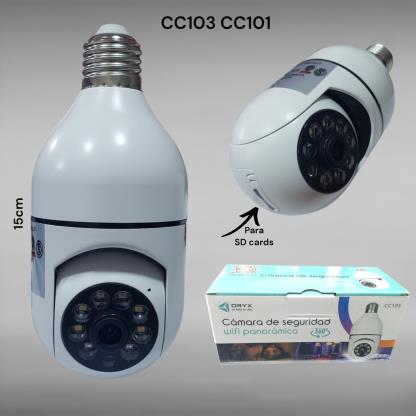 CAMARA IP FORMA FOCO APP YCC365 + CC105 CC103x100