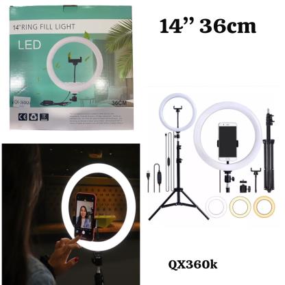 ARO SELFIE 14" 36CM BLANCO C TRIPODE LJJ36