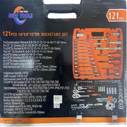 TUBO DE HERRAMIENTAS 121PCS P337KA
