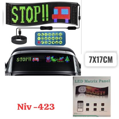 CARTEL PROGRAMABLE P AUTO C BT Y CONTROL 7X17CM