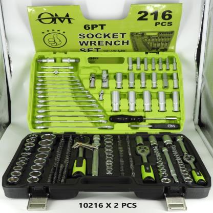 TUBO DE HERRAMIENTAS 216PCS SD10216
