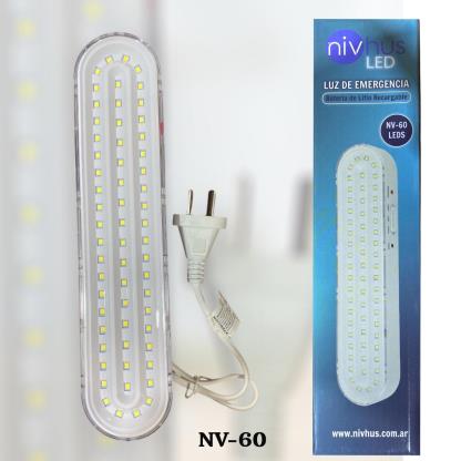 LUZ DE EMERGENCIA 60LED 220V NV-60