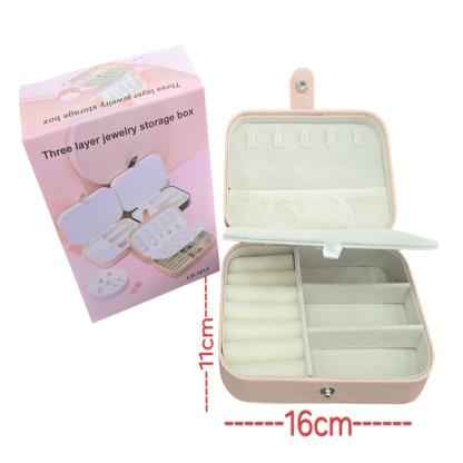 CAJA DE JOYAS DE TRES CAPAS LD1013