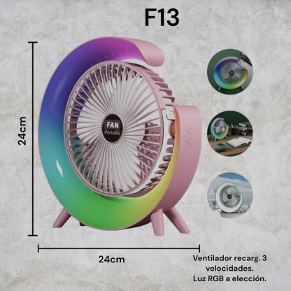 VENTILADOR PORTATIL DE MESA F13