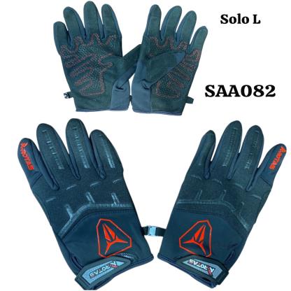 GUANTE CICLISMO NEGRO SAA082