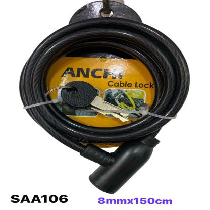 LINGA BICI NEGRA 8MMX150 ETL0627 SAA106