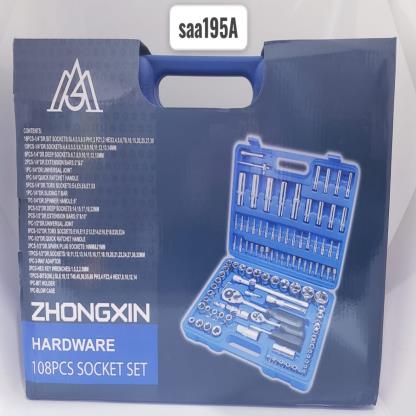 LLAVE TUBO 108PCS SAA195A