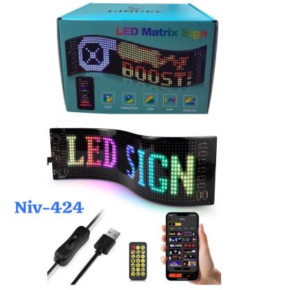 CARTEL PROGRAMABLE P AUTO C BT Y CONTROL 10x37CM