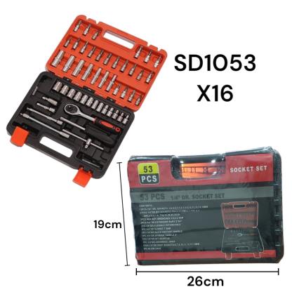 TUBO DE HERRAMIENTAS 26X19 53PCS SAA243 SD1053