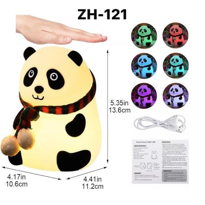 LUZ DE NOCHE DE SILICONA X80 PANDA