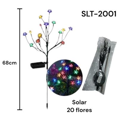 ARBOL LED MULTICOLOR SOLAR 20LED SLT- 2001