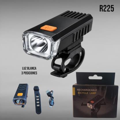 LUZ BLANCA PARA BICI REC. EN CAJA R255