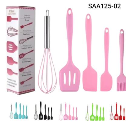 SET DE 5 UTENSILLOS DE COCINA COLORES