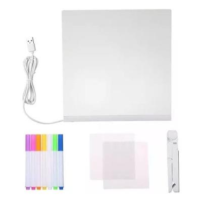 PIZARRA MAGICA CON LED 20X20 DIY2020