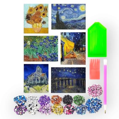 CUADRO DE ARTE DIAMANTE SURTIDOS 30*40 CMS GC-A