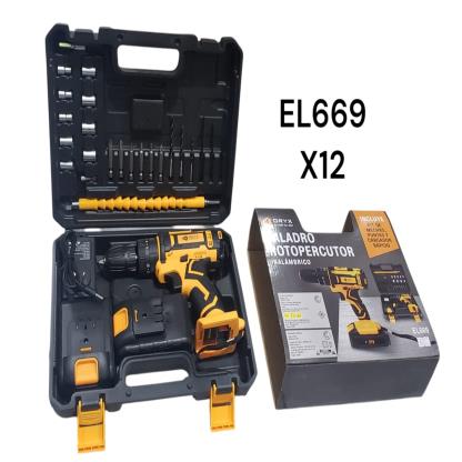 TALADRO ROTOPERCUTOR INALAMBRICO ORYX EL669