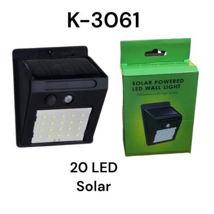 LAMPARA SOLAR 20LED K-3061