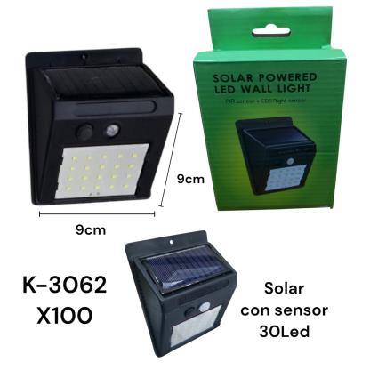 REFLECTOR SOLAR 30LED K-3062