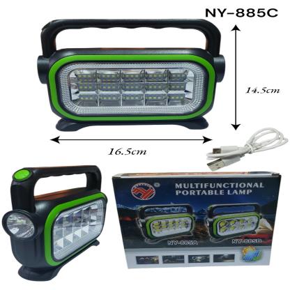 LAMPARA SOLAR RECARGABLE LED NY-885C