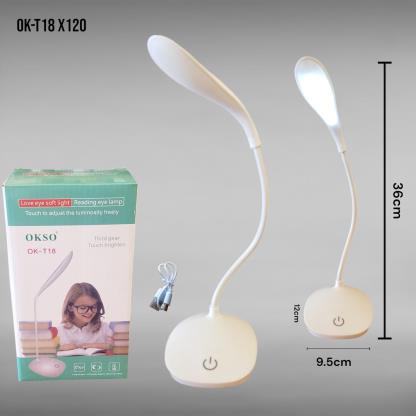 LAMPARA DE MESA FLEXIBLE USB OK-T18
