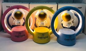 VELADOR ASTRONAUTA CIRCULO COLORES BJJ268-1