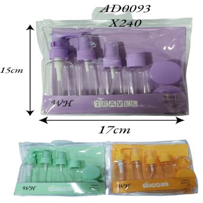 BOTELLA P COSMETICOS X6 EN NECESER AD0093