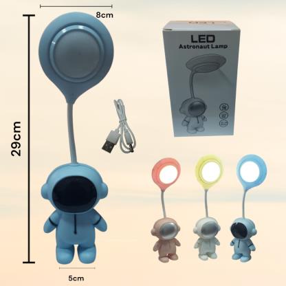 VELADOR ASTRONAUTA FLEX LED RECARG. 508 COL PASTEL
