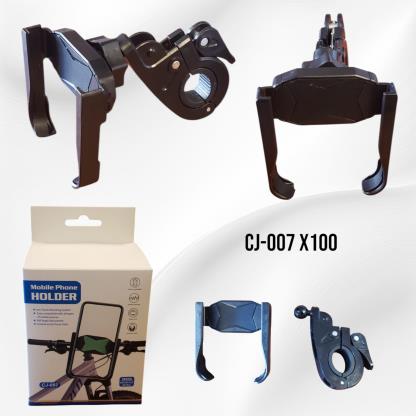 SOPORTE P CELULAR P BICI PLASTICO NEGRO CJ-007