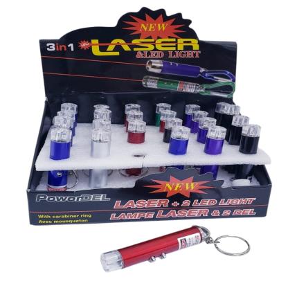LLAVERO LINTERNA LASER 2EN1 FINITO K3300