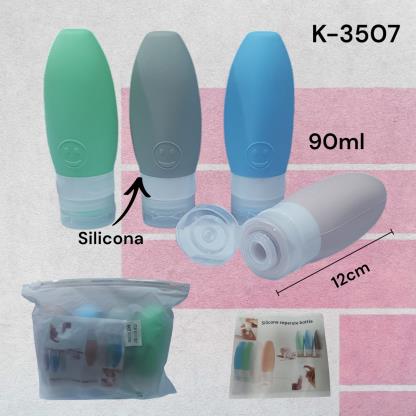 BOTELLA X4 DE SILICONA P COSMETICOS K- 3507