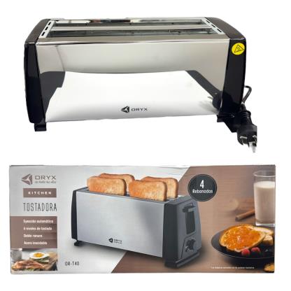 TOSTADORA ACERO INOX P 4 REBANADAS ORYX