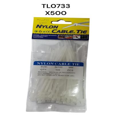 PRECINTOS BLANCOS 3MMX10CM BOLSA X100