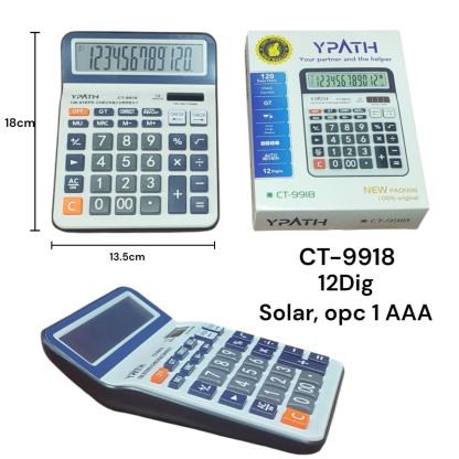 CALCULADORA 12DIG YPATH CT-9918