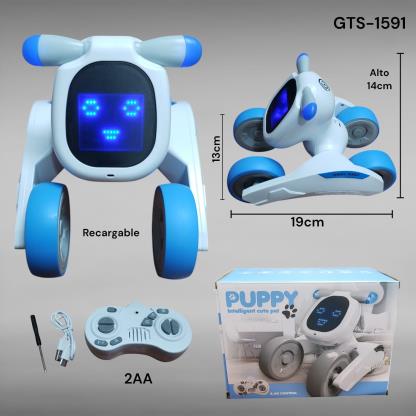PERRO ROBOT C CONTROL RECARG. C LUZ Y SONIDO MOVIM