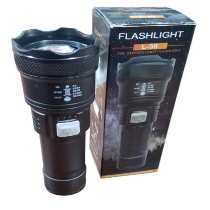 LINTERNA RECARGABLE PLASTICO 17 CMS L- 39