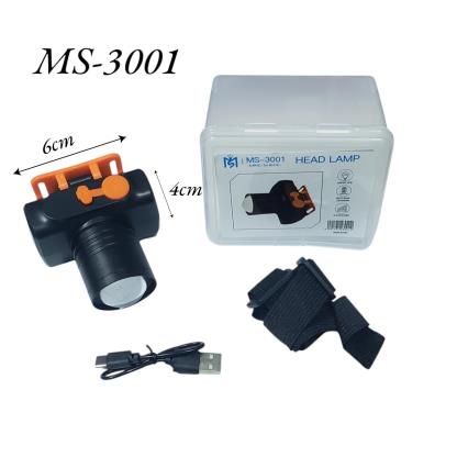 LINTERNA MINERA 1LED ZOOM RECARG MS- 3001