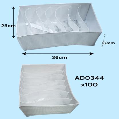 ORGANIZADOR PLACARD C 7DIVISORES AD0344 36X25X20CM