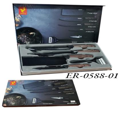 SET DE CUCHILLOS X6 EN CAJA ER-0588-01