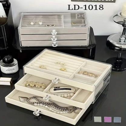 CAJA P JOYAS 3PISOS 23.5X13.5X11CM E CAJA LD1018
